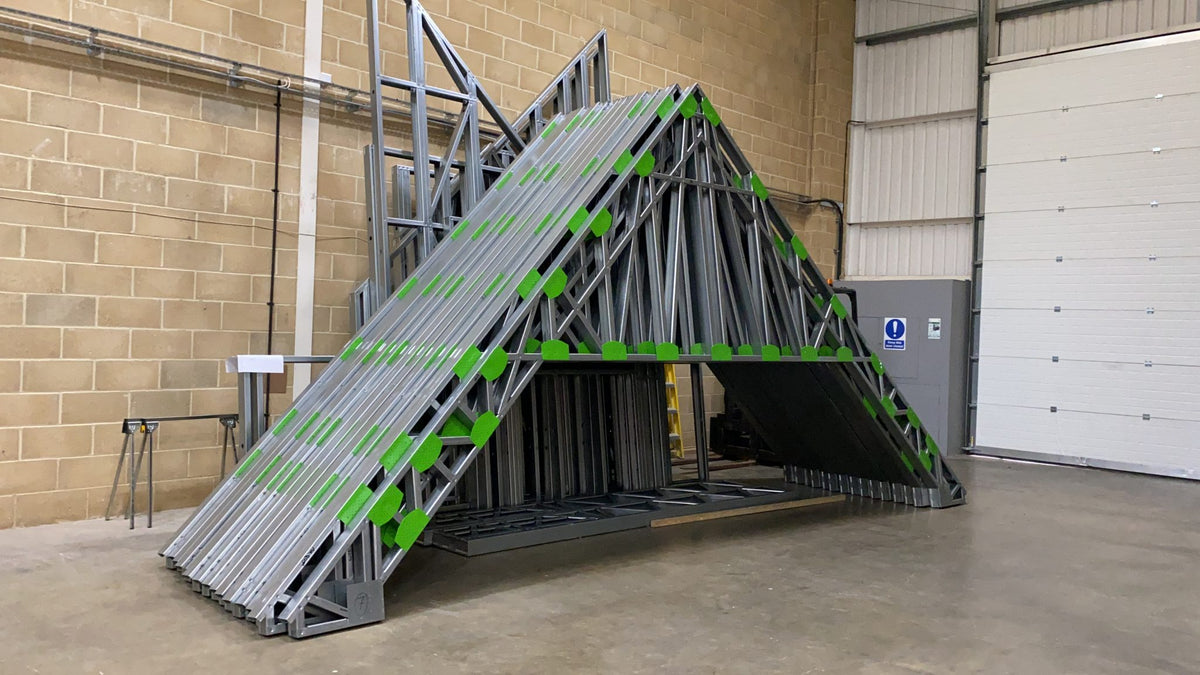 Steel trusses, joists, and frames for construction projects