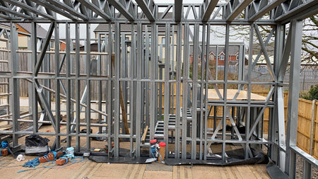 Steel trusses, joists, and frames for construction projects