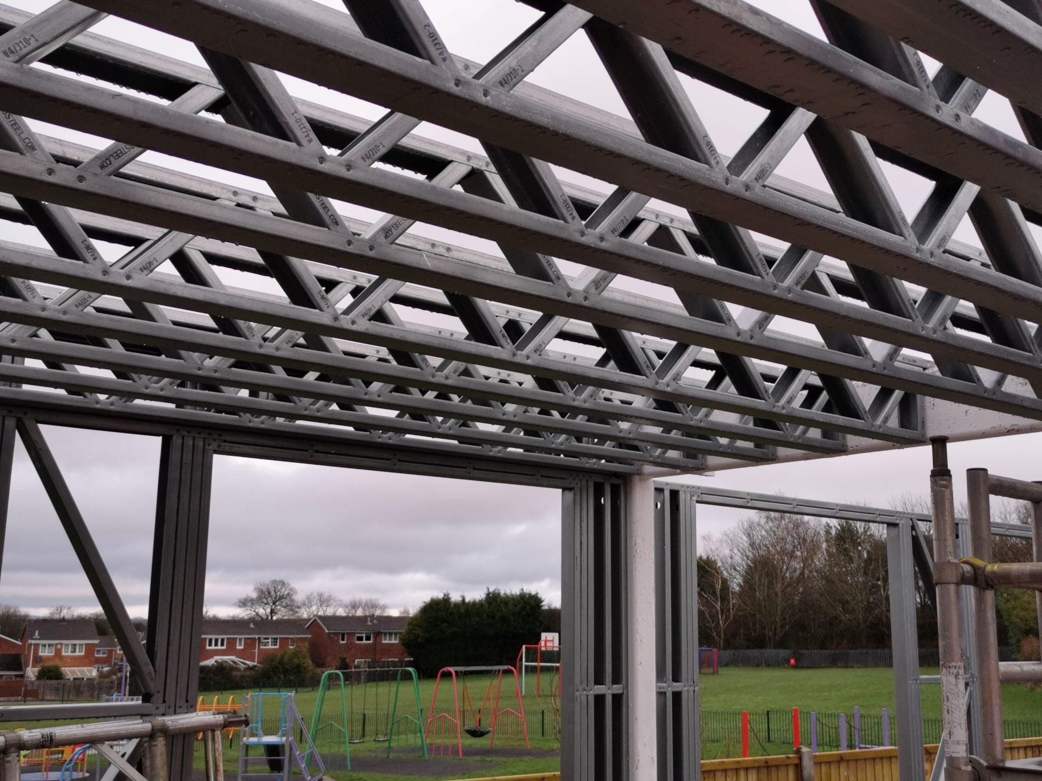 Steel trusses, joists, and frames for construction projects