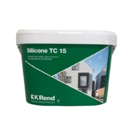 Silicone render for textured finish