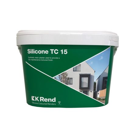 Silicone render for textured finish