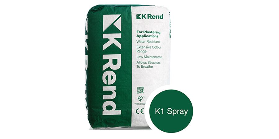 K Rend K1 Spray for smooth render application