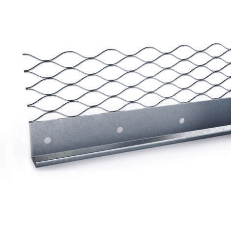 Galvanised Plaster Stop Bead for clean edges