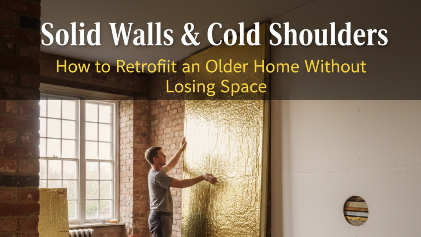 Solid Walls & Cold Shoulders: How to Retrofit an Older Home Without Losing Space