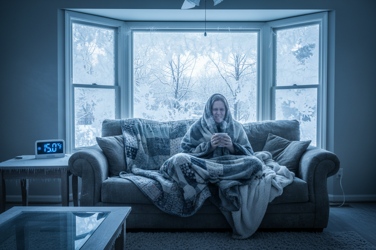 Is your heating on full blast, but your house still feels chilly?