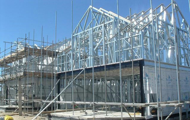 Steel trusses, joists, and frames for construction projects