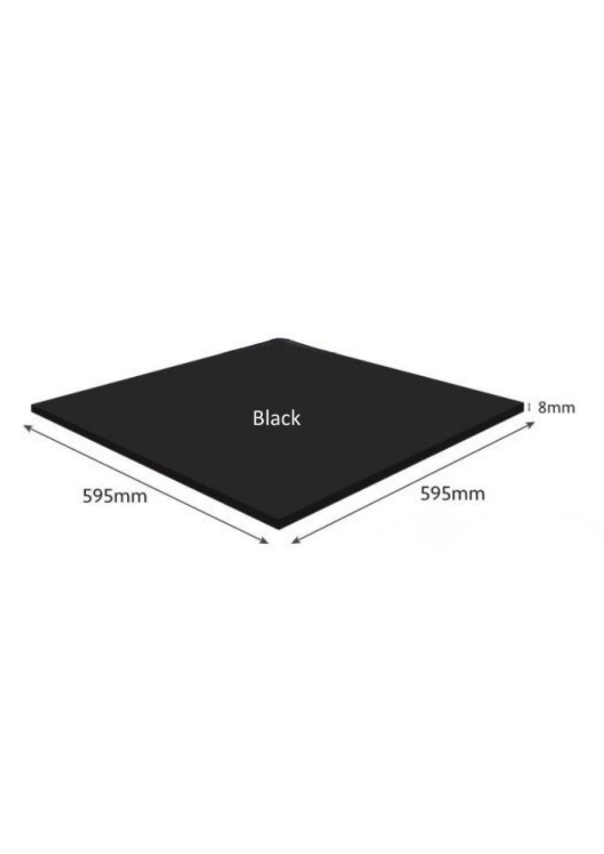 Cleancare Black v2 ceiling tile surface finish close-up
