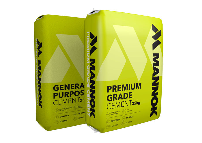 Mannok Premium Grade Cement 25kg Bag