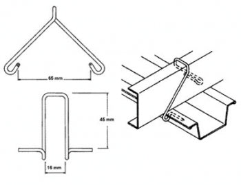 Metal Furring MF9 Clips